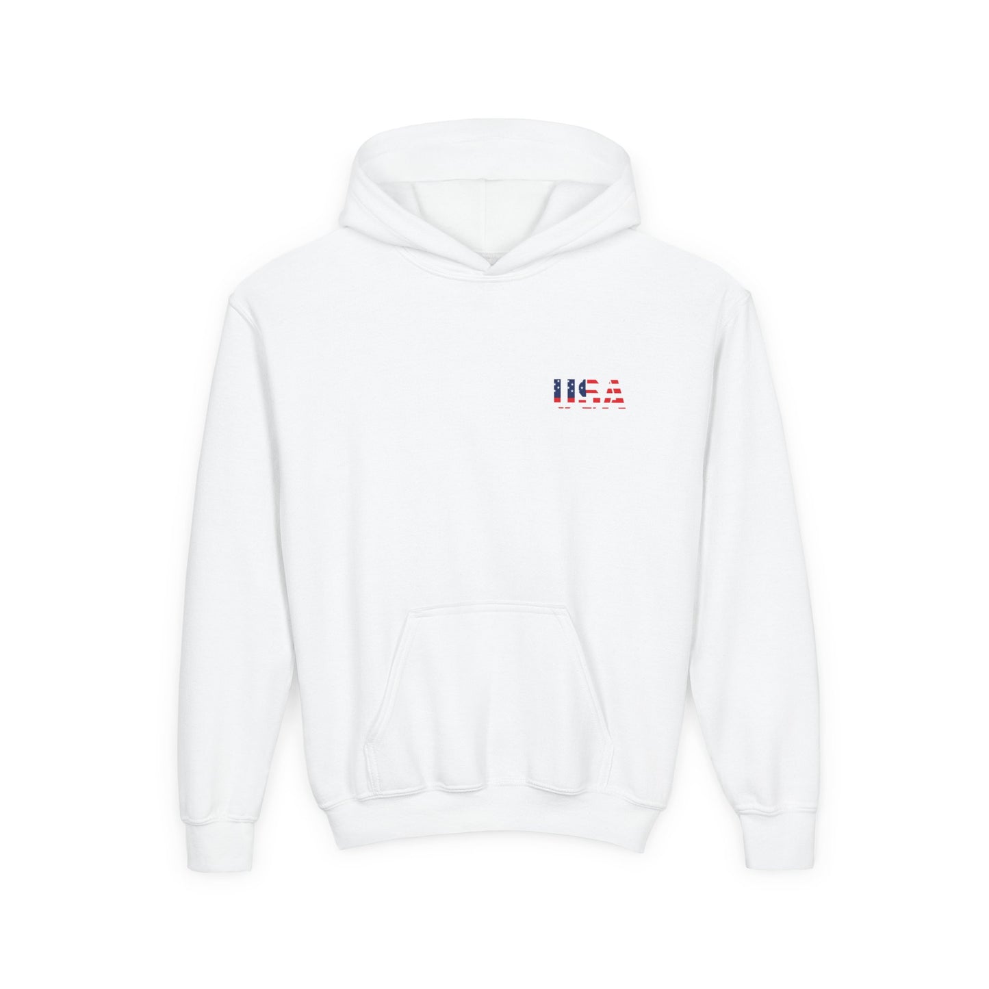USA Flag Youth Hoodie, Youth Sweatshirt, Cool Hoodie for Kids, American Pride Apparel, Comfortable Boys and Girls Sweatshirt