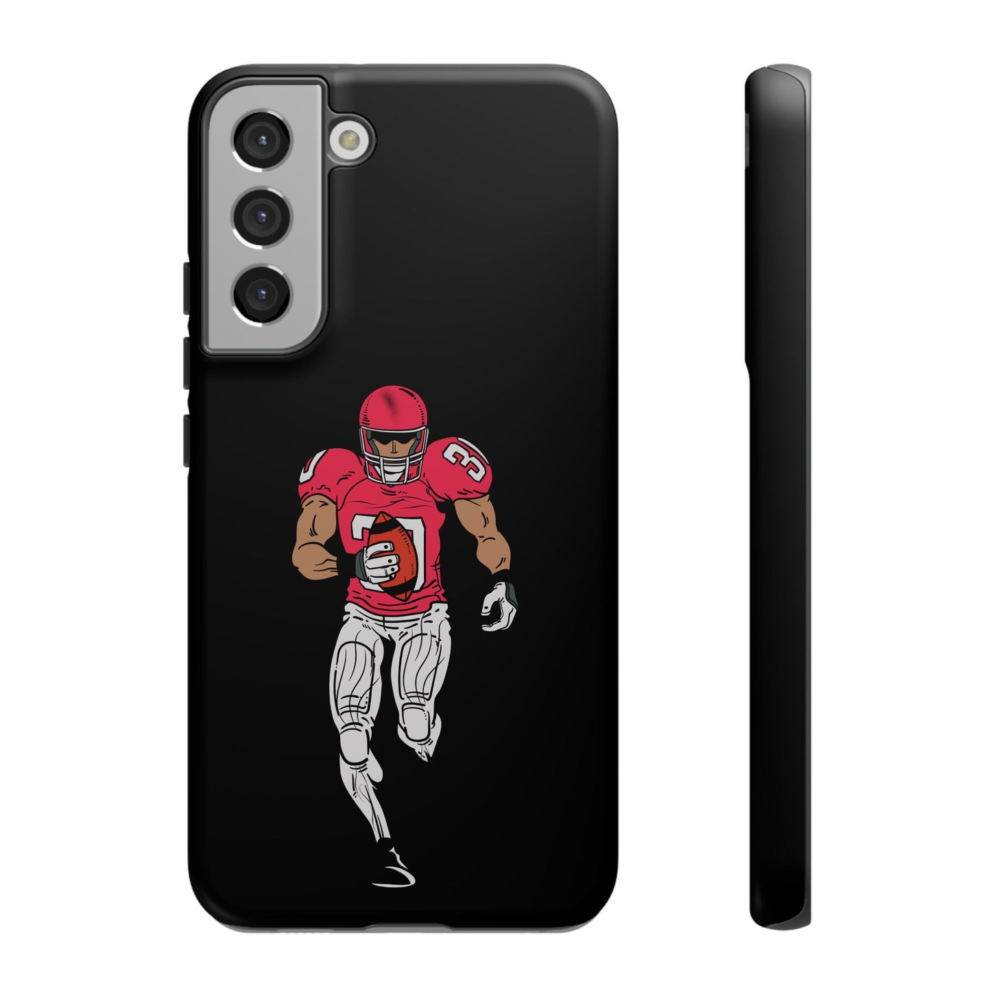 Tough Cases for Football Lovers, Personalized Sports Phone Case, Athletic Gift, Back to School, Custom Phone Cover - TRV