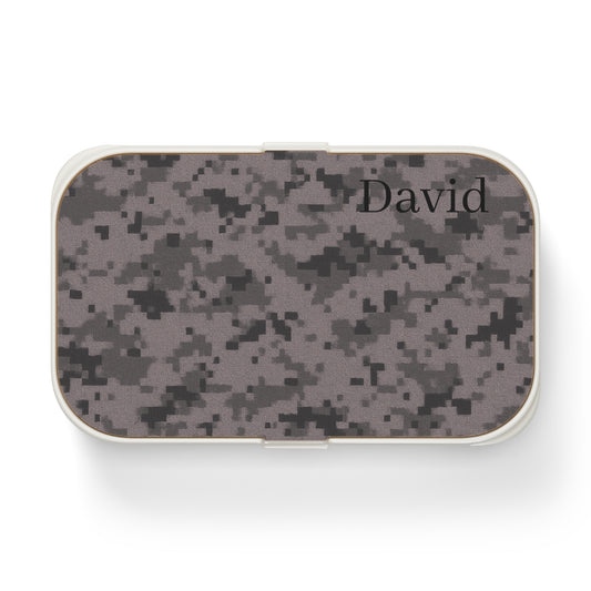 Personalized Camouflage Bento Lunch Box With or Without Your Name On It