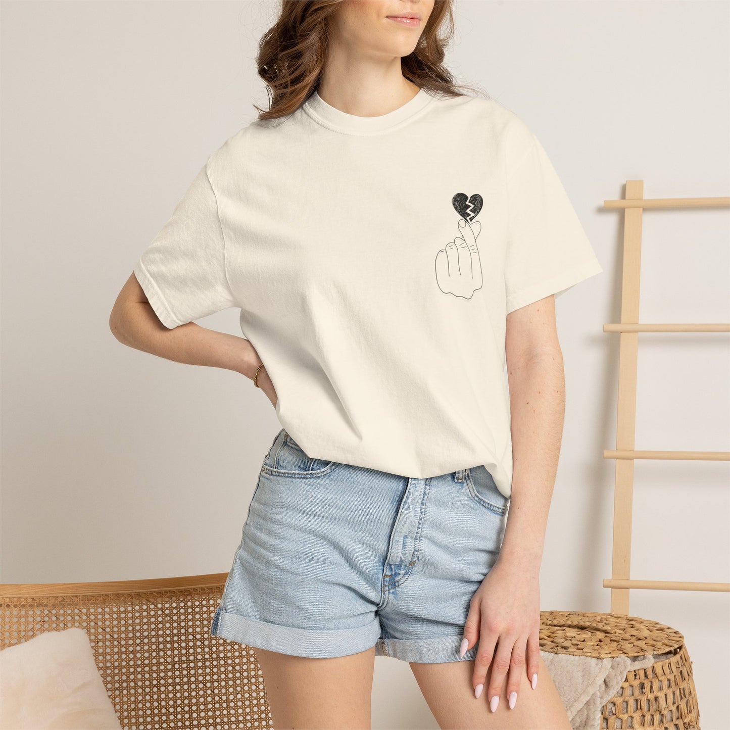 Heartbreak Unisex Garment-Dyed T-Shirt - Trendy Casual Tee for Self-Expression