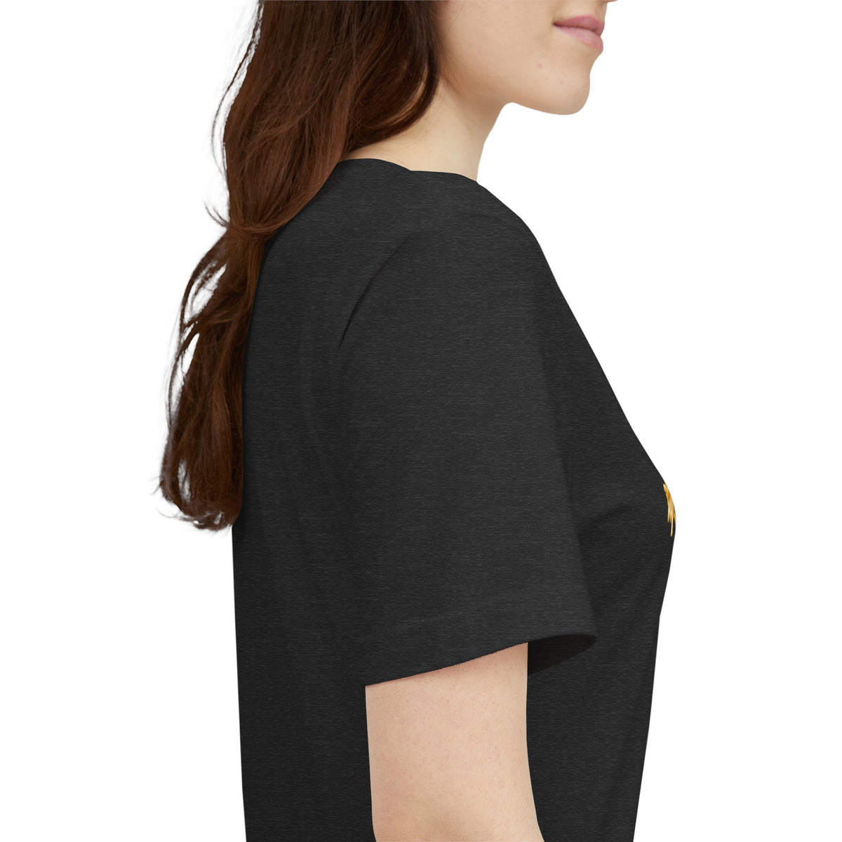 Unisex graphic T-shirt featuring a humorous 69 and French fries design, casual fit, printed by Printify.