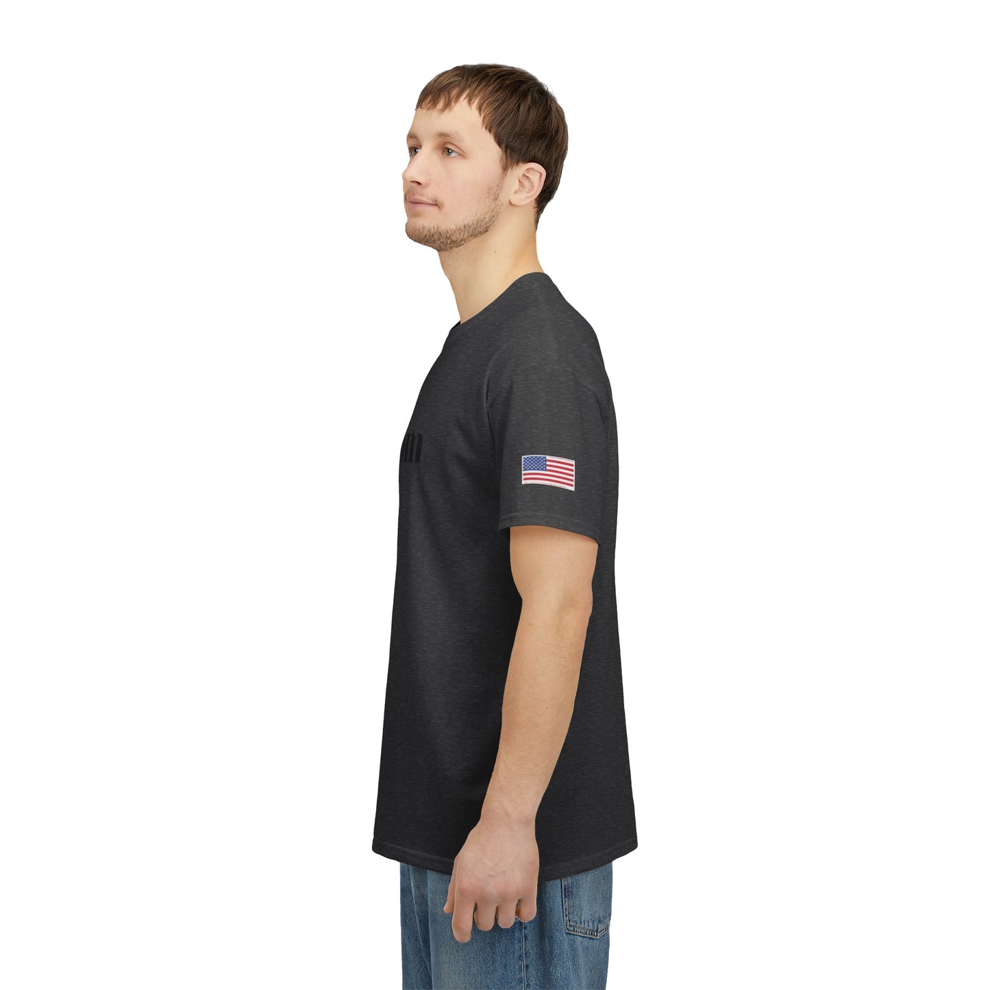 Freedom script tee | T-Shirt, American flag sleeve - TRV