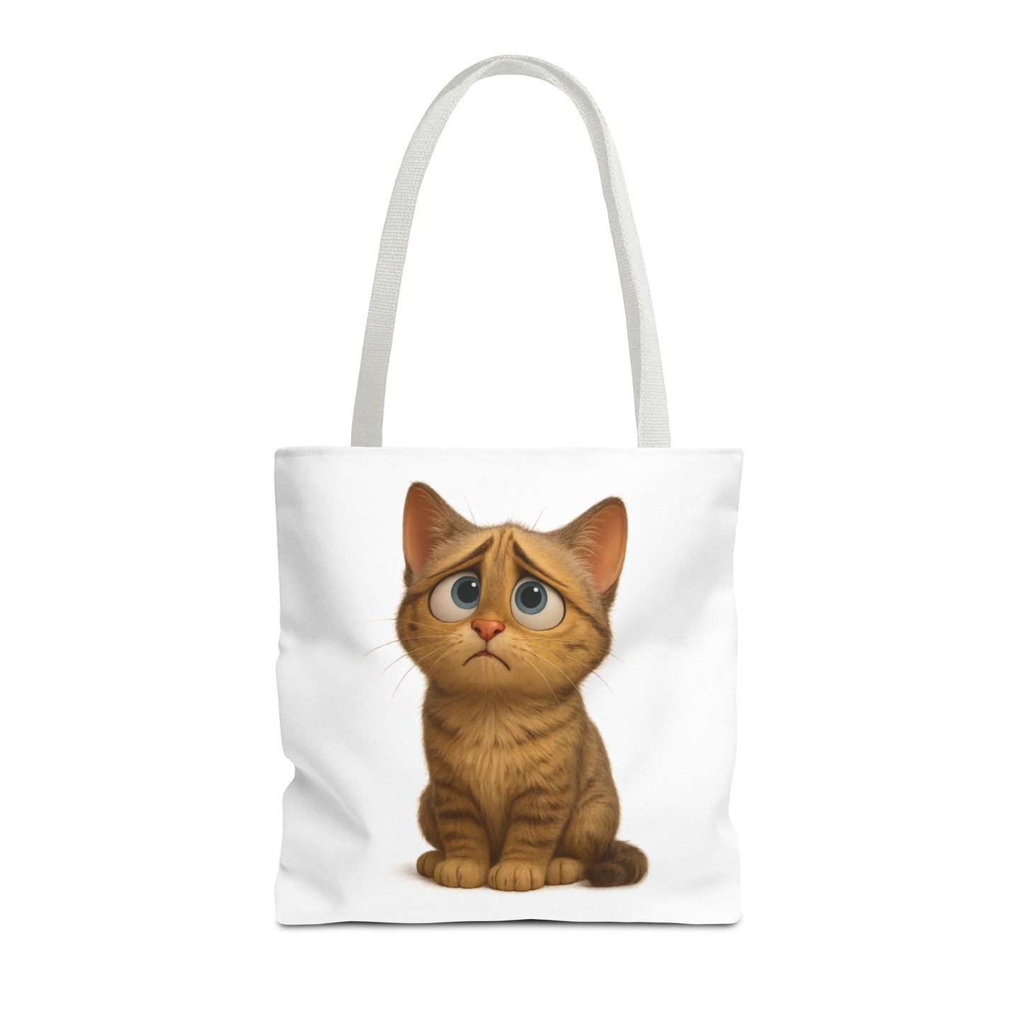 Cute Cat Tote Bag, Animal Lover Gift, Shopping Tote, Reusable Bag, Cute Merchandise, Eco-Friendly Gift - TRV
