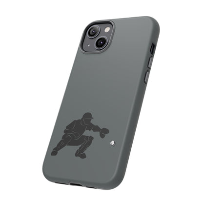 Printify baseball catcher phone case, tough protective cover with catcher design, fits smartphones, durable and stylish.