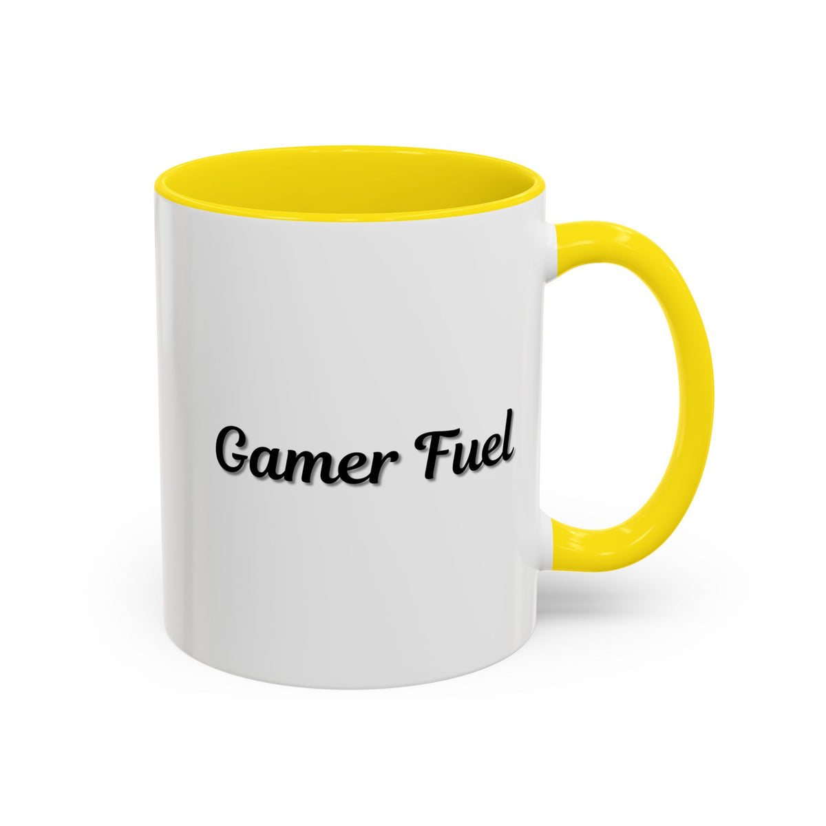 Printify Gamer Fuel coffee mug, 11oz or 15oz ceramic mug with gaming-themed design, perfect for gamers and coffee lovers.