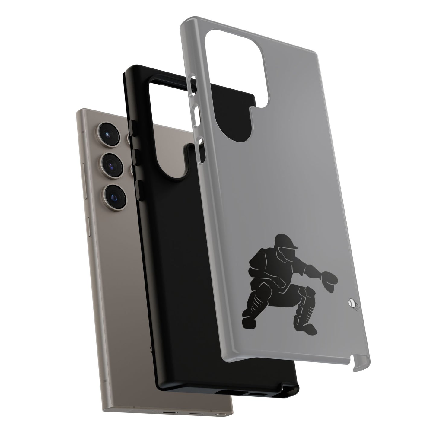 Baseball Catcher Phone Case - Tough Cases, Sports Phone Cover, Great for Athletes, Perfect Gift for Baseball Lovers, Unique Cell Phone Design - TRV