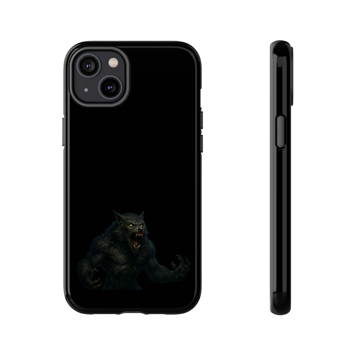 Werewolf Phone Case, dark monster graphic tough protective case - view 20
