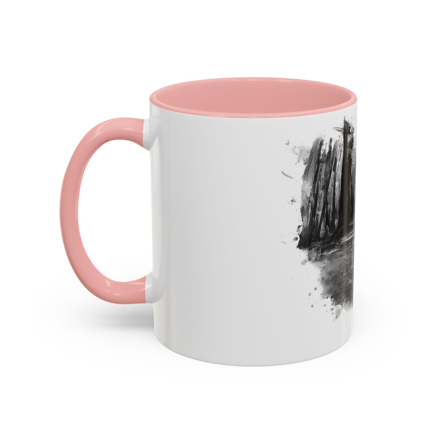 Moody Abstract Forest Coffee Mug | Unique Gift for Nature Lovers, Cozy Home Decor, Perfect for Coffee, Tea, and Hot Chocolate - TRV
