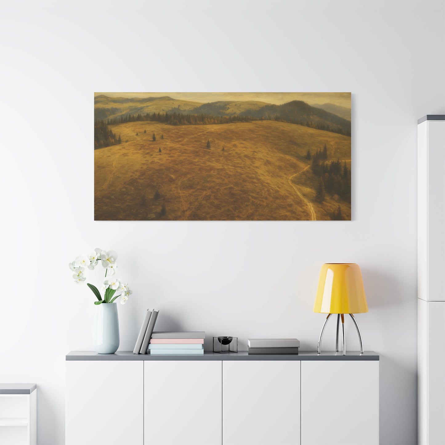 Stretched Canvas Art Print, Landscape Wall Decor, Nature Photography, Rustic Home Decor, Gifting, Earthy Art - TRV