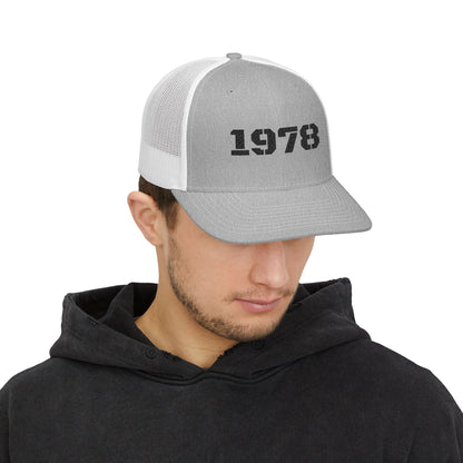 Custom Embroidered Snapback Trucker Cap | Birthday Gift, Fashion Accessory, Casual Wear, Unisex Gift, Vintage Style Hat - TRV