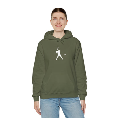 Sporty Unisex Baseball Hooded Sweatshirt, Casual Hoodie for Athletes, Perfect for Gifts, Comfy Streetwear, Ideal for Sports Events, Personal Use - TRV