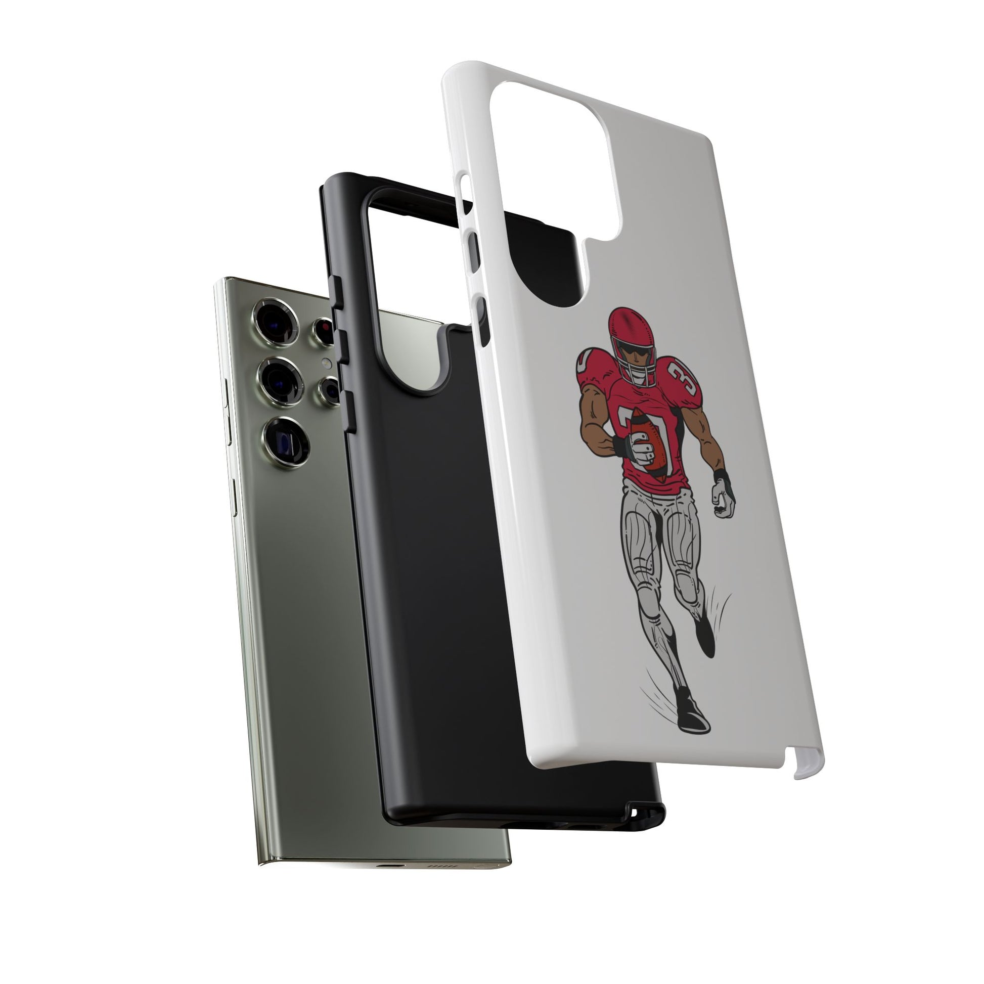 Football Player Tough Case, Sports Phone Cover, Athlete Gift, Tough Phone Case, Fall Sports, Football Lover's Accessory - TRV