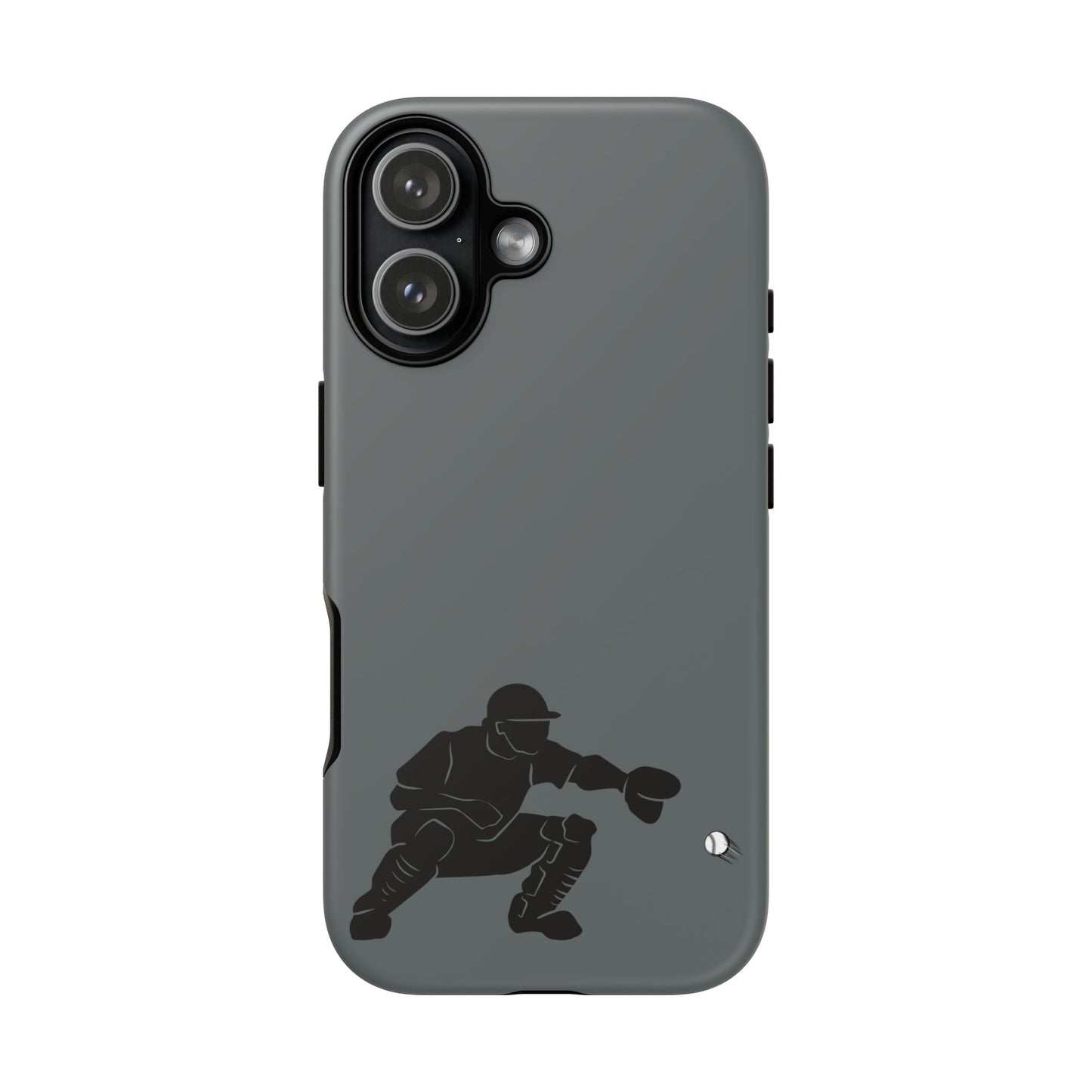 Baseball Catcher Phone Case, Sports Phone Accessory, Tough Cases, Gift for Athletes, Sports Fan Merchandise, Unique Design - TRV