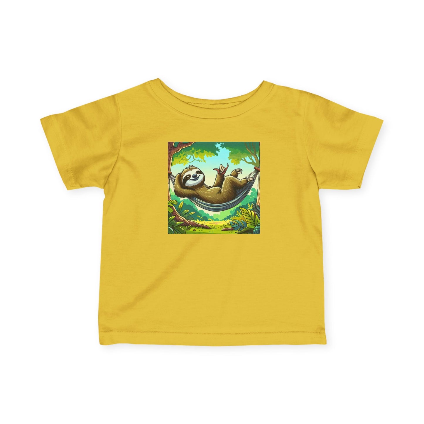 Sloth Relaxation Infant Tee, Baby T-Shirt, Cute Baby Clothes, Toddler Gift, Fun Nursery Wear, Animal Lover Gift