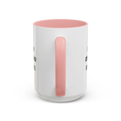 White ceramic coffee mug with "I Run on Coffee and Deadlines" printed in black text, featuring a handle and a glossy finish.