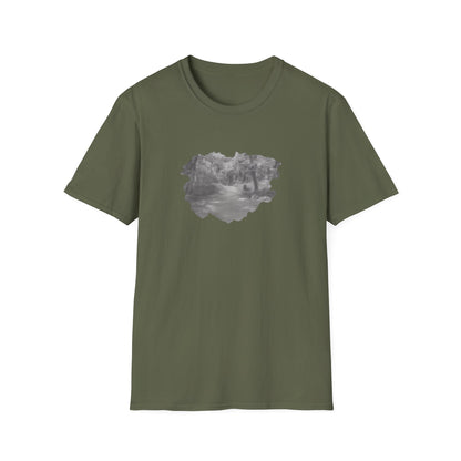 Serene Nature Landscape T-Shirt - Comfortable Unisex Tee, Outdoor Adventures, Nature Lover Gift, Casual Wear, Stylish Spring Top - TRV
