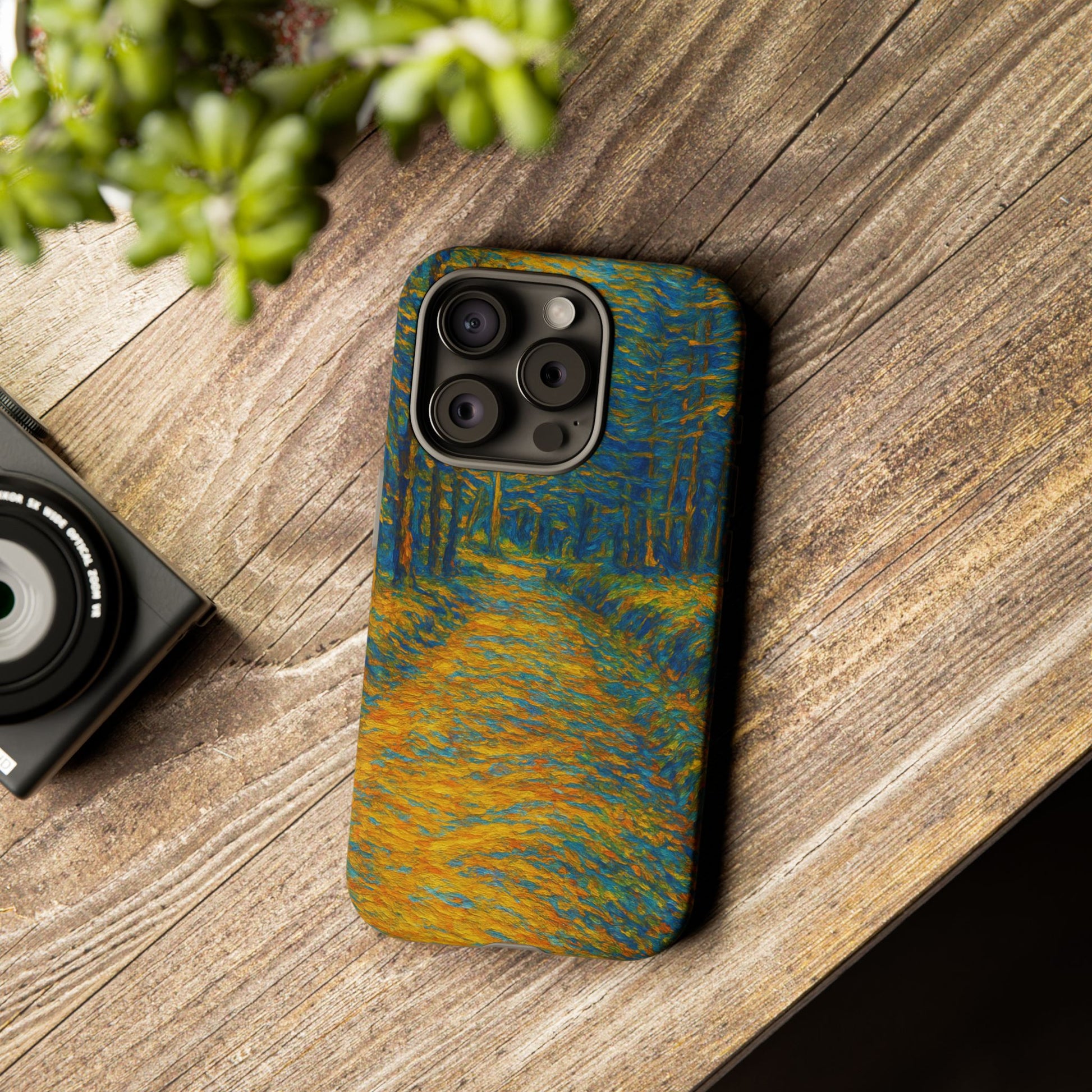 Artistic Phone Case for Nature Lovers, Tough Cases, Vibrant Design, Gift for Friends, Phone Accessories, Unique Artwork - TRV