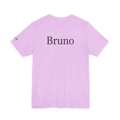 Custom unisex T-shirt from Printify with a blank design, made of soft fabric, displayed flat on a white background.
