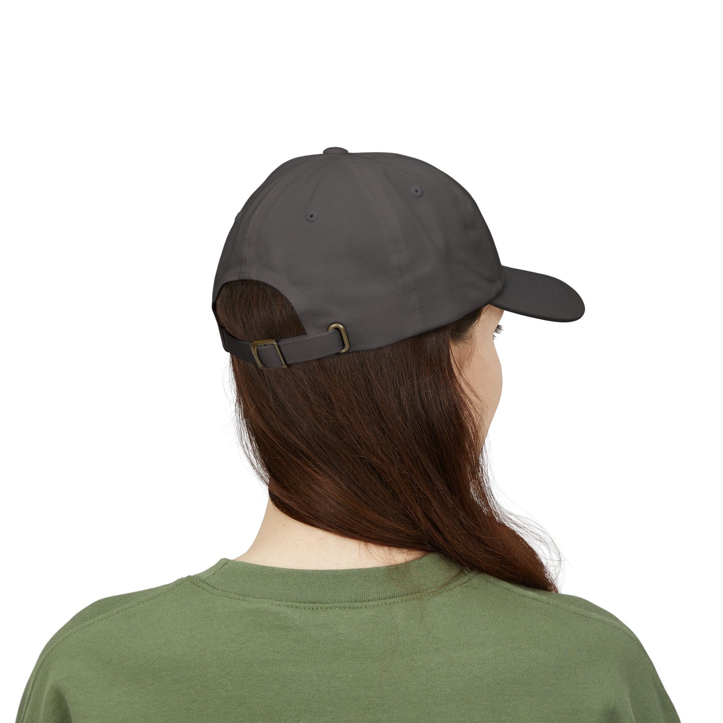 Dad Cap — "My anxiety has anxiety" Embroidered White Baseball Hat