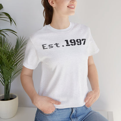 Vintage Est. 1997 Unisex Tee, Gift for Birthdays, Celebrations, Casual Wear, Retro Fashion, Cool Graphic T-Shirt - TRV