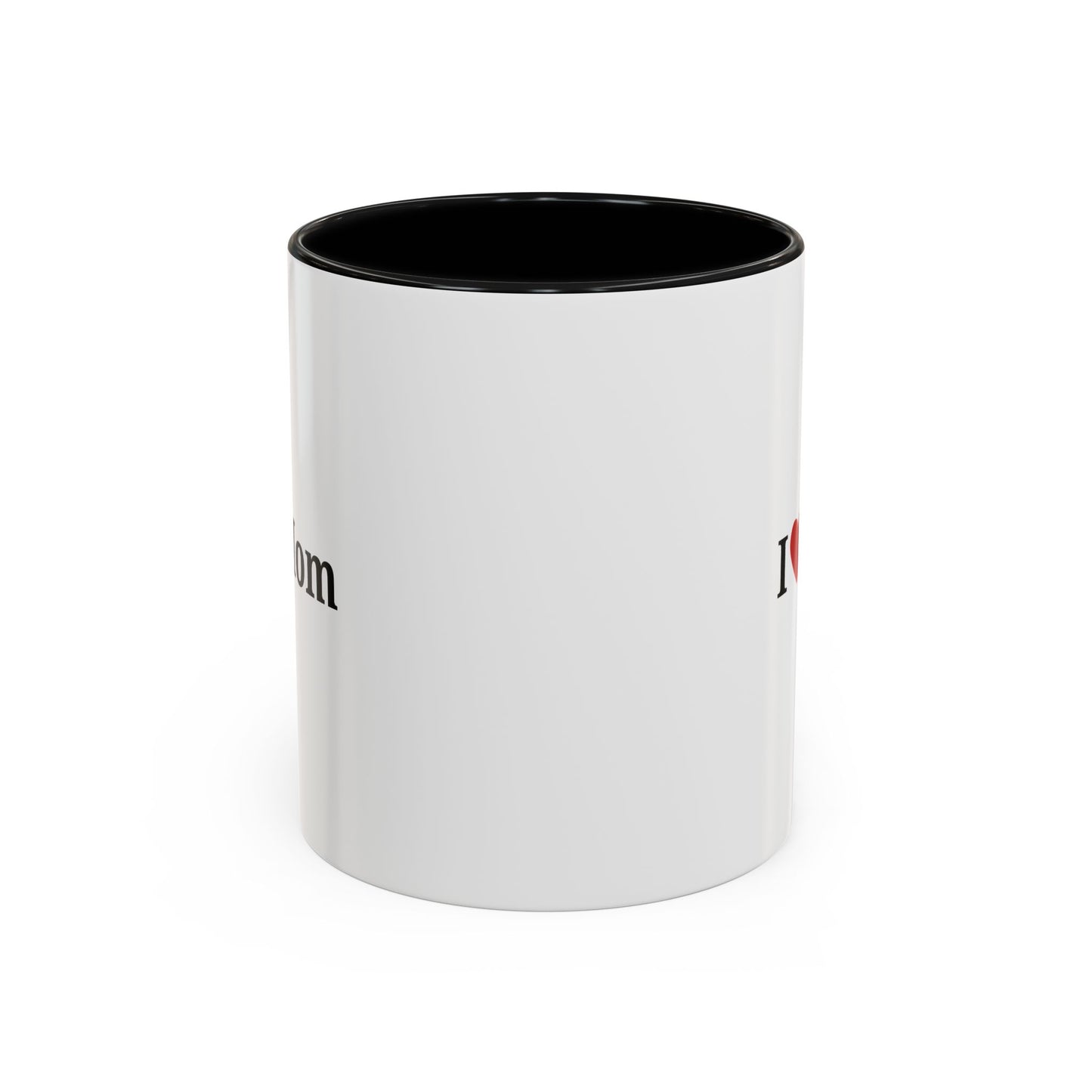 I Love Mom Accent Coffee Mug - Perfect Gift for Mother's Day & Special Occasions - TRV