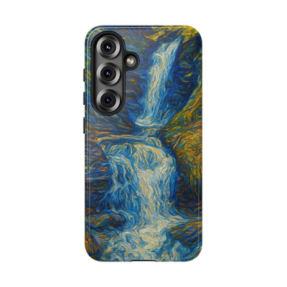 Artistic Phone Case - Waterfall Design, Unique Gift, Phone Accessory, Nature Lover, Original Artwork - TRV