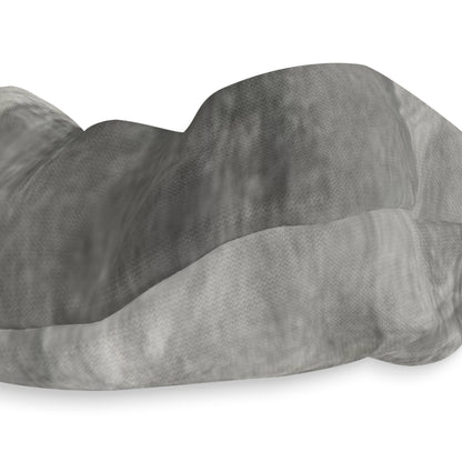 Gray Marble Scrunchie — Elegant Tie-Dye Hair Accessory