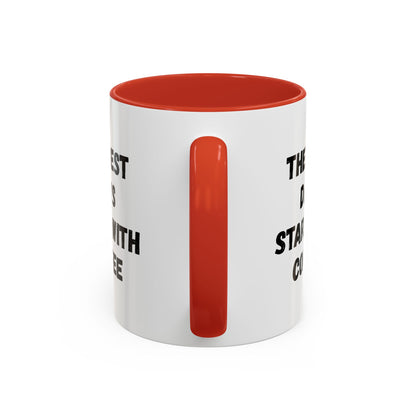Inspirational Coffee Mug - The Best Days Start With Coffee - Gift for Coffee Lovers, Office Decor, Kitchenware, Birthday Gift, Motivational