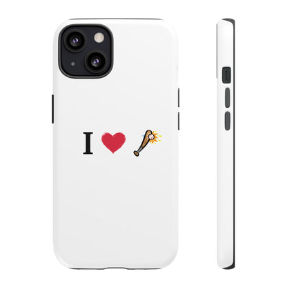 I Love Baseball Vibe Phone Case - Tough Cases for Sports Lovers, Gifts for Athletes, Fun Accessories, iPhone and Android Compatible - TRV
