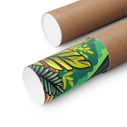 Sloth Hammock Matte Poster — Tropical Relaxation Wall Art