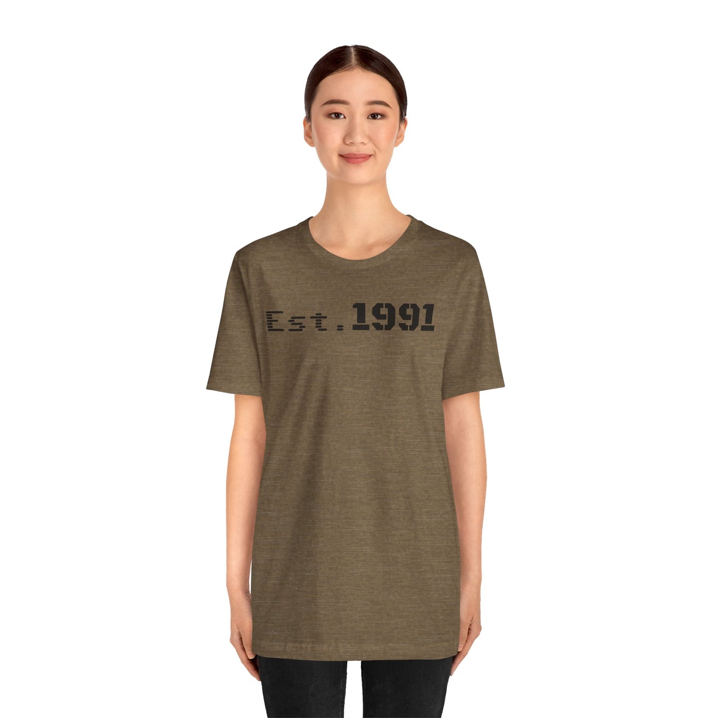 Established 1991 Unisex Jersey Tee | Vintage Anniversary Gift | Casual Wear, Birthday Shirt, Retro Style, Statement Tee, Gift for Him/Her - TRV