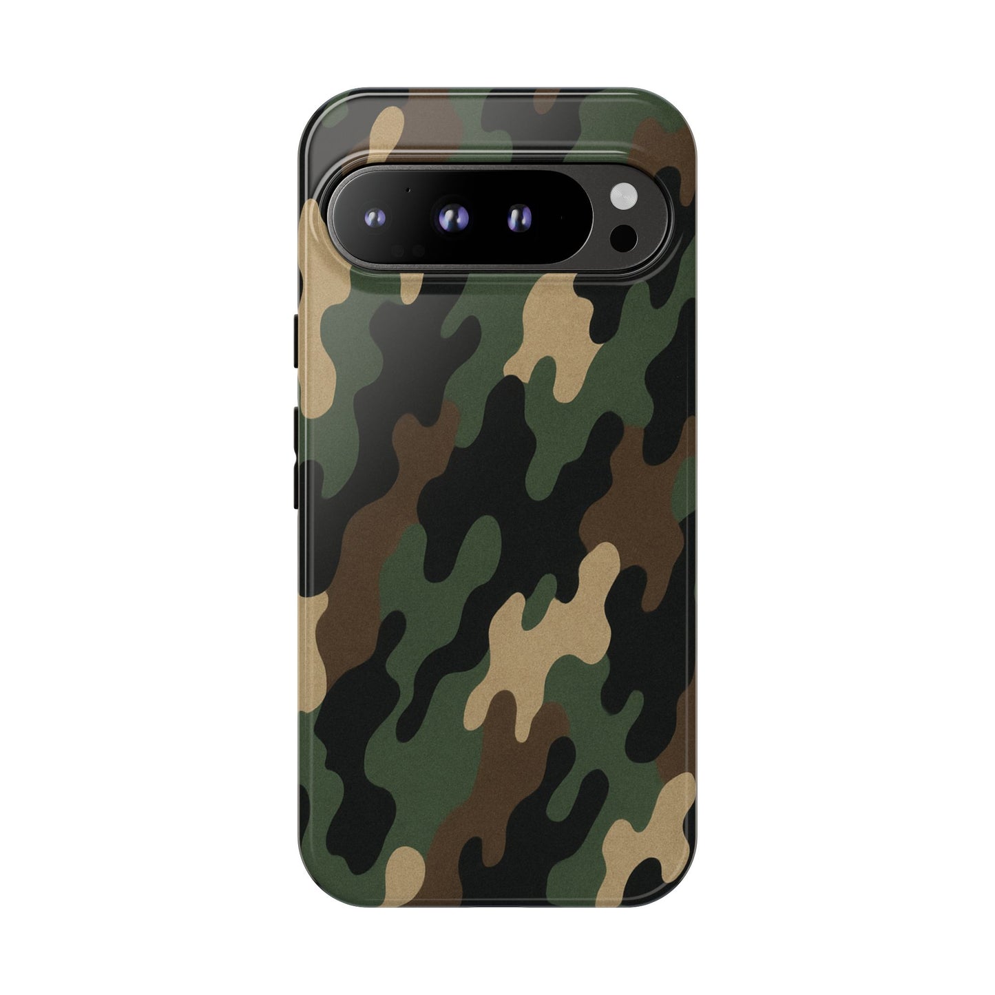 Camouflage Phone Case, Tough Cases, Military Style, Unique Phone Accessories, Gift for Him, Durable Phone Cover - TRV