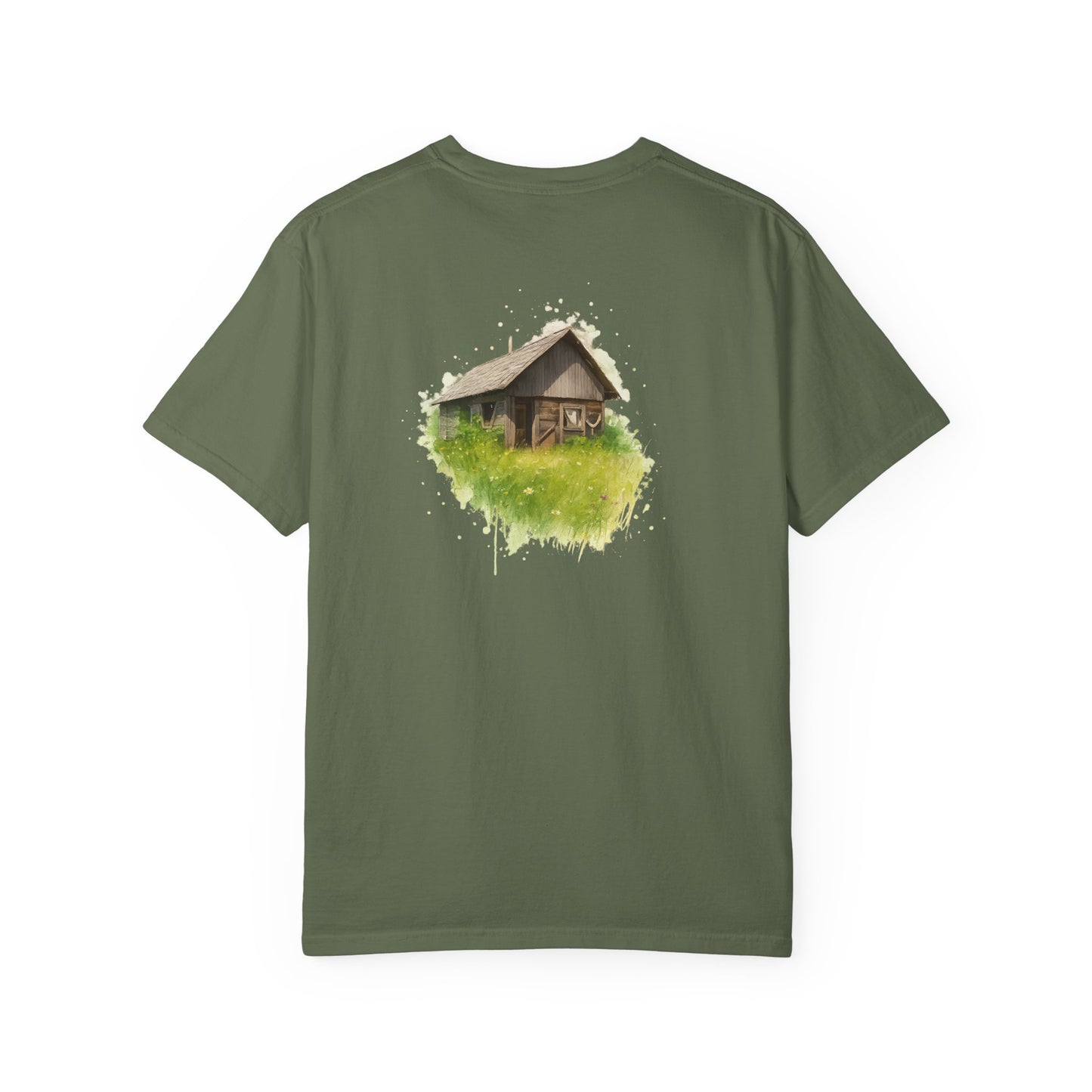Nature-Inspired Unisex Garment-Dyed T-Shirt, Eco-Friendly Tee, Summer Casual Wear, Gift for Nature Lovers, Relaxed Fit T-Shirt - TRV