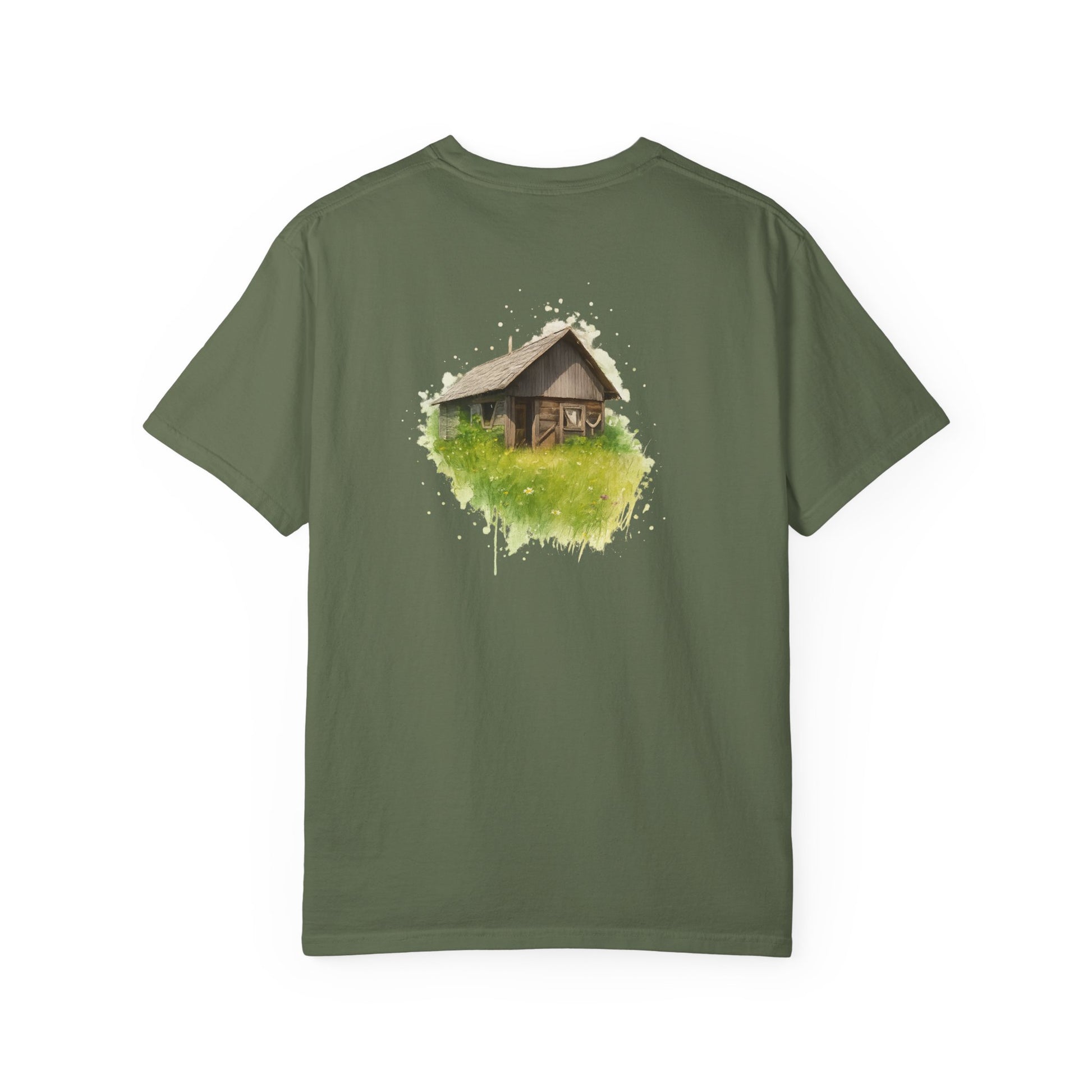 Nature-Inspired Unisex Garment-Dyed T-Shirt, Eco-Friendly Tee, Summer Casual Wear, Gift for Nature Lovers, Relaxed Fit T-Shirt - TRV