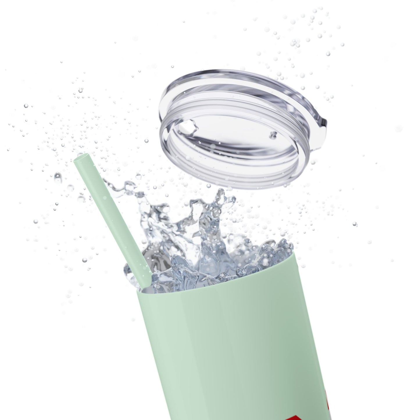 Skinny Tumbler — USA Flag 20oz Straw Tumbler (Patriotic Travel Cup)