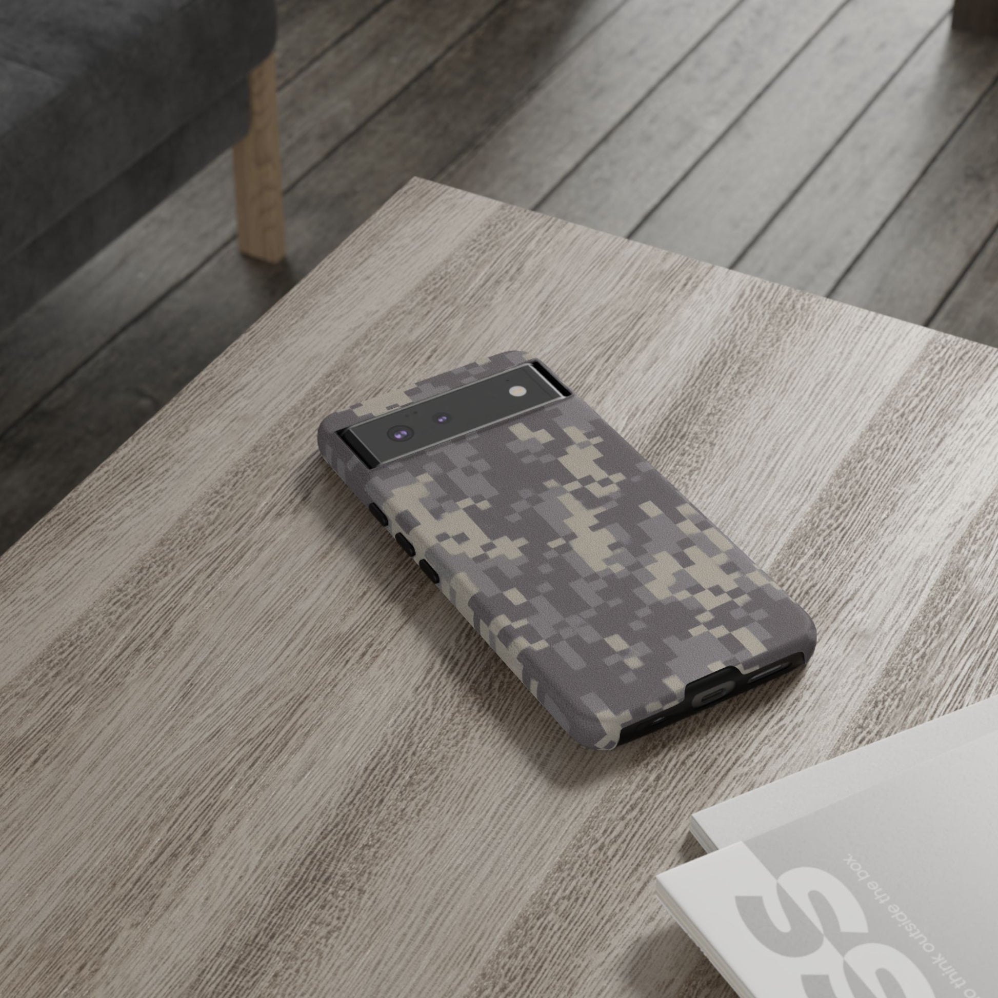 Digital camouflage Printify tough phone case with rugged protective design for durable smartphone protection.