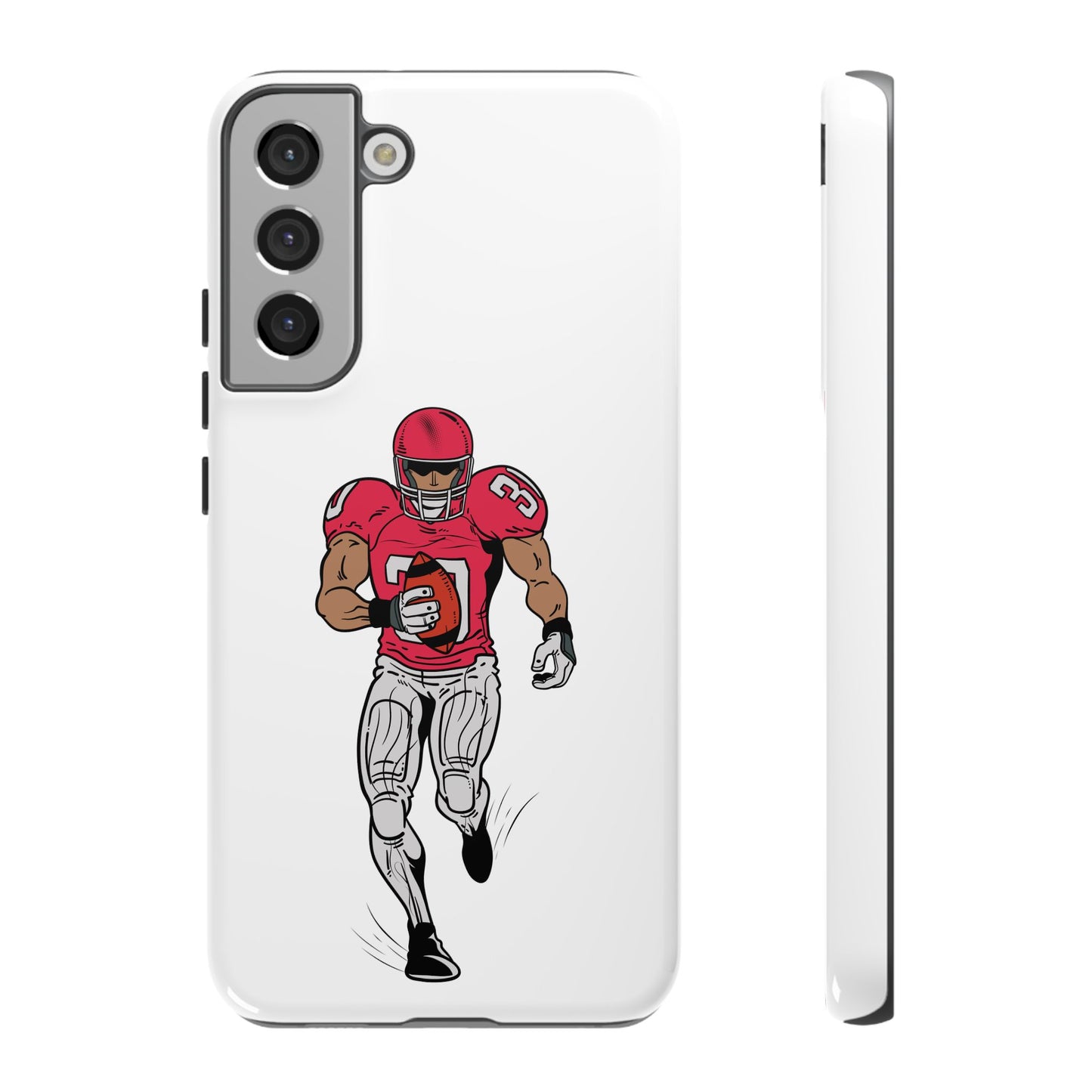 Football Player Tough Case, Sports Phone Cover, Athlete Gift, Tough Phone Case, Fall Sports, Football Lover's Accessory - TRV
