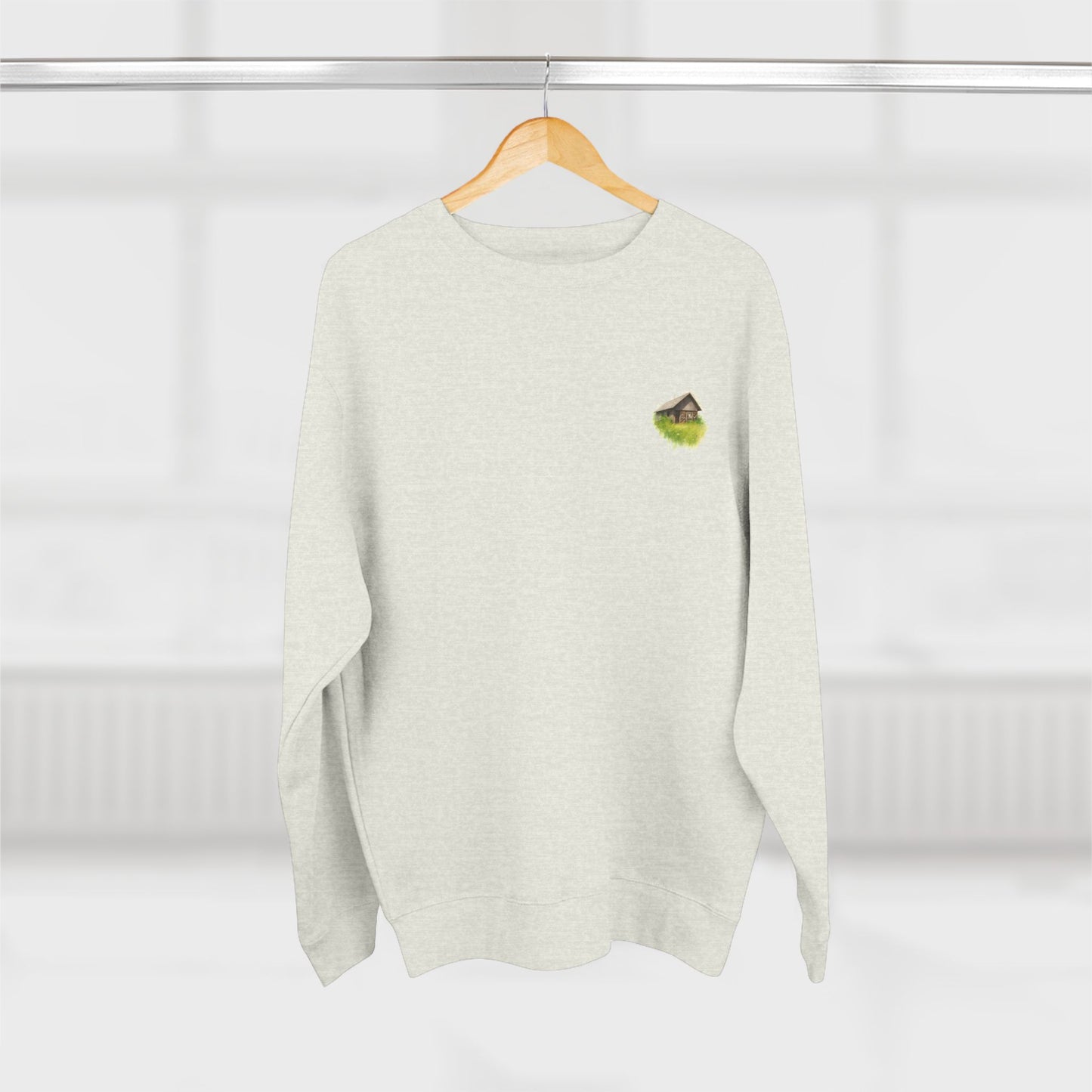 Cozy Art Print Crewneck Sweatshirt: Nature Lover, Graphic Sweater, Unique Gift, Home Decor Apparel, Casual Style - TRV