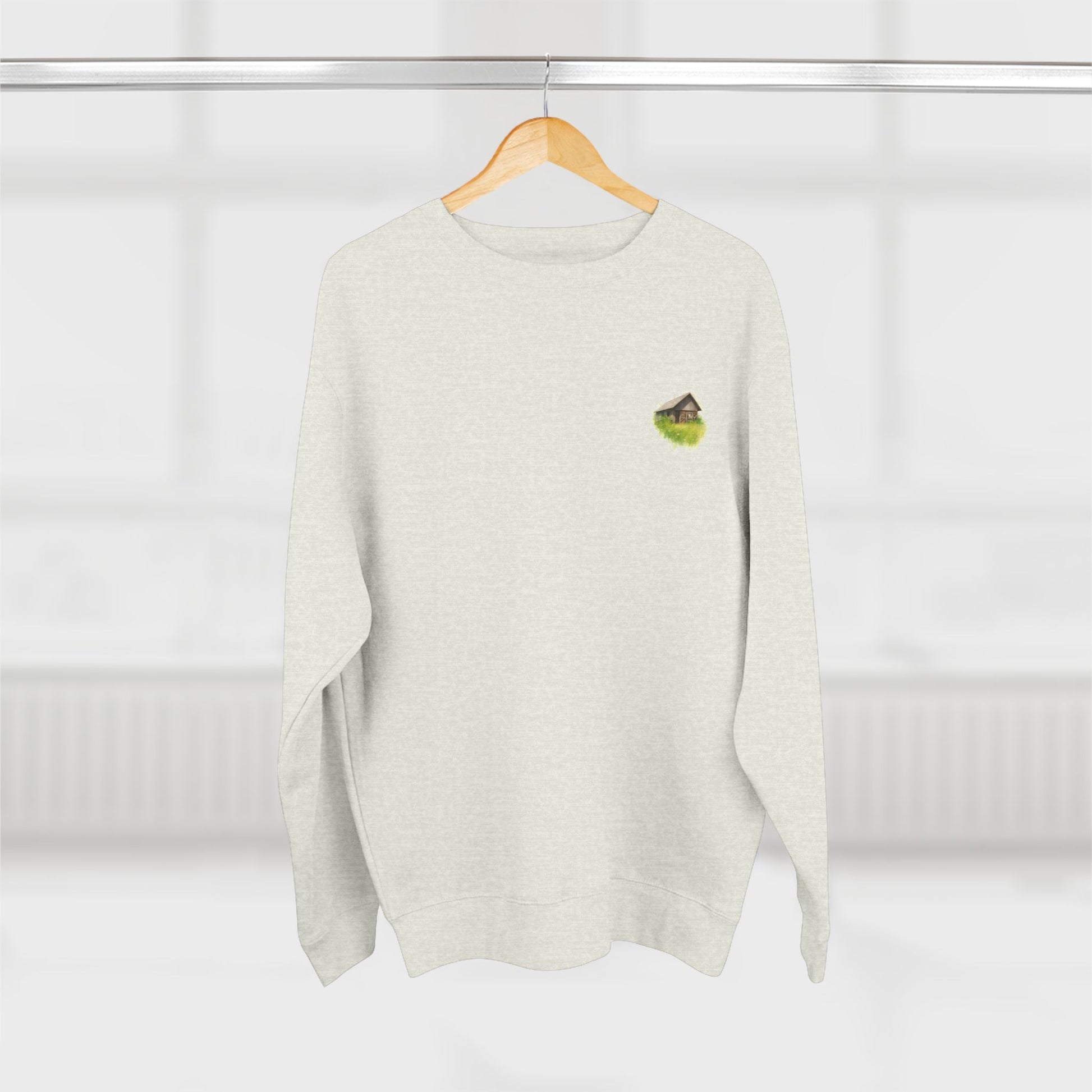 Cozy Art Print Crewneck Sweatshirt: Nature Lover, Graphic Sweater, Unique Gift, Home Decor Apparel, Casual Style - TRV