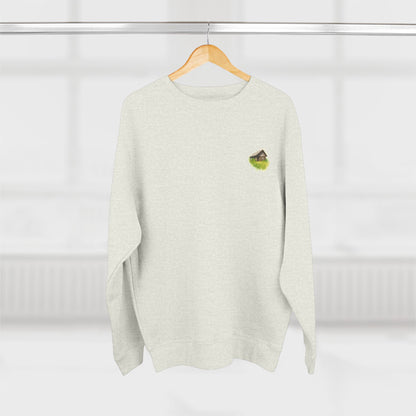 Cozy Art Print Crewneck Sweatshirt: Nature Lover, Graphic Sweater, Unique Gift, Home Decor Apparel, Casual Style - TRV