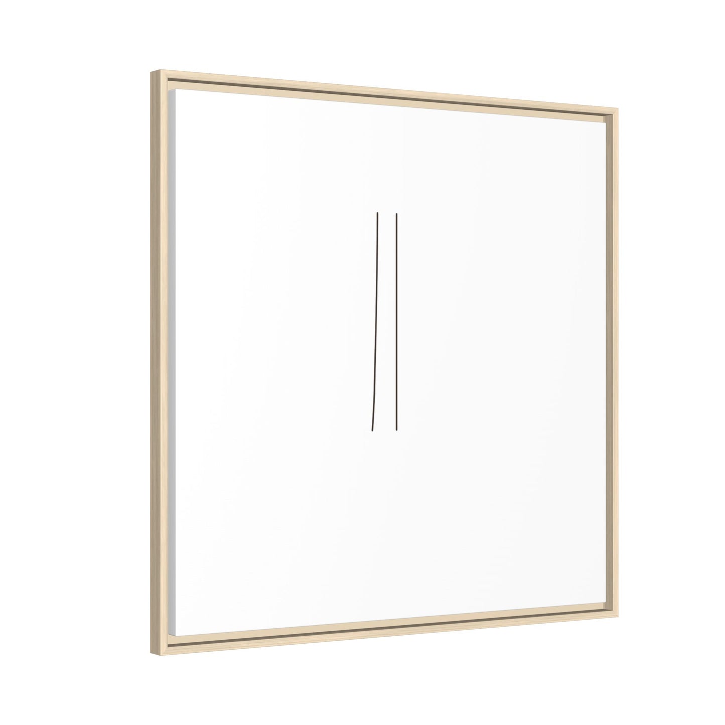 Minimal Line Art | Matte Canvas Framed