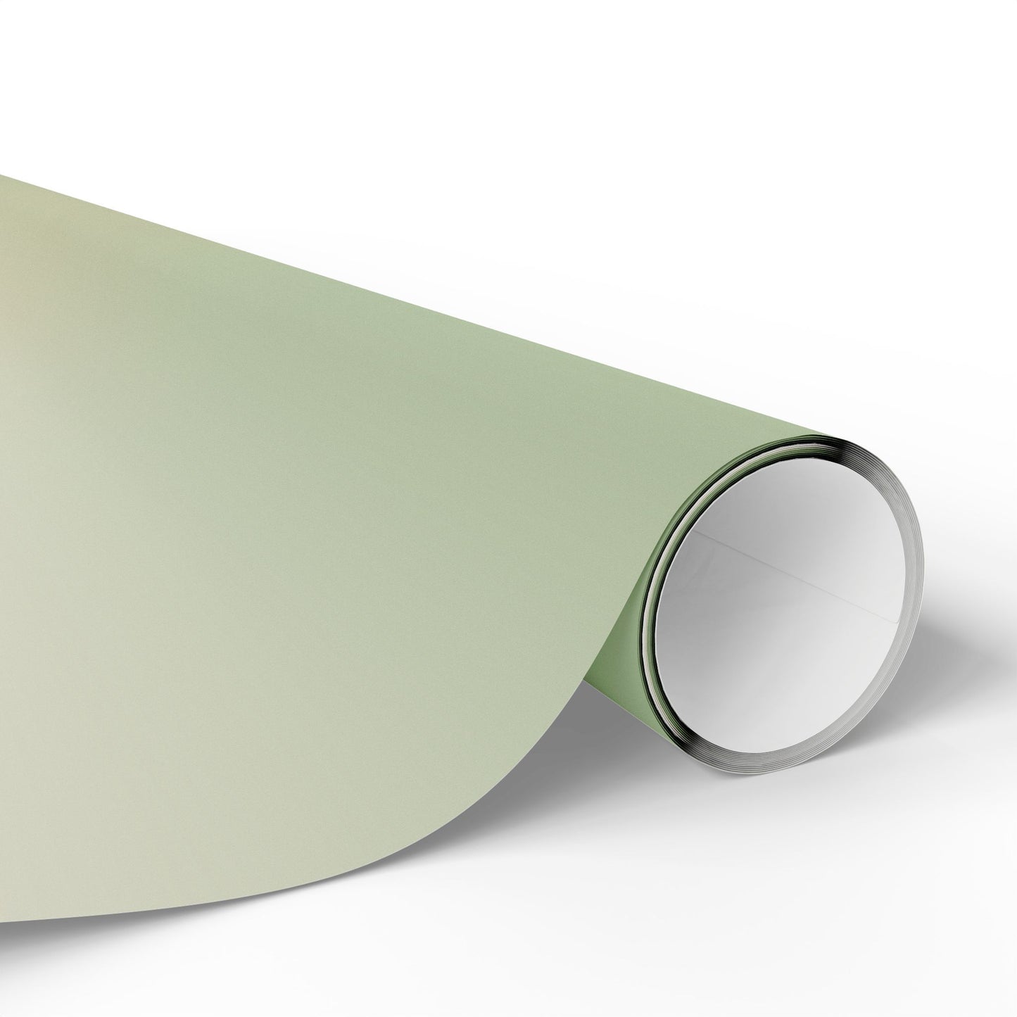 Ombre Sage Wrapping Paper Roll — Neutral Green Gradient Gift Wrap