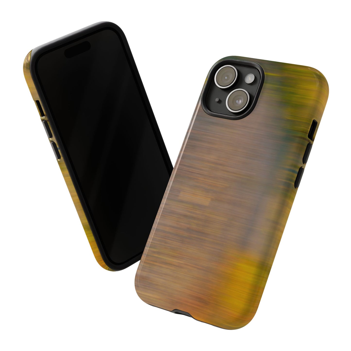 Autumn Blur Tough Phone Case — Fall Colors Protective iPhone Cover