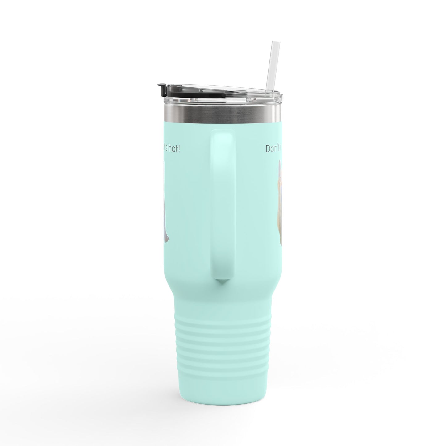 Funny Cat Insulated Travel Mug - 40oz - Perfect for Hot Drinks - TRV