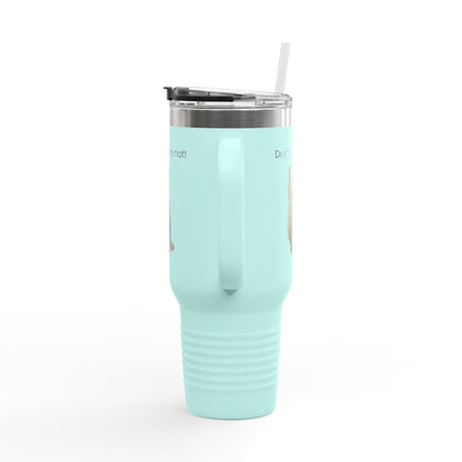 Funny Cat Insulated Travel Mug - 40oz - Perfect for Hot Drinks - TRV