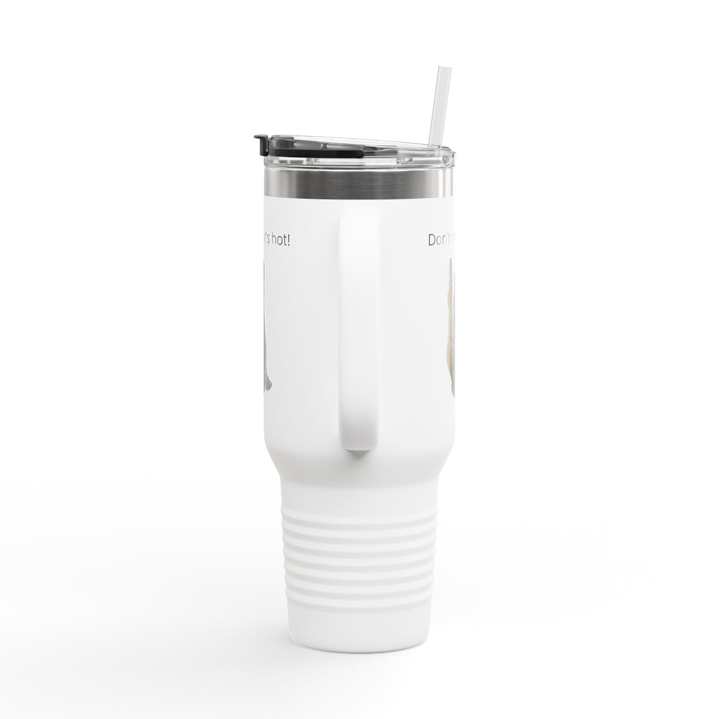 Funny Cat Insulated Travel Mug - 40oz - Perfect for Hot Drinks - TRV