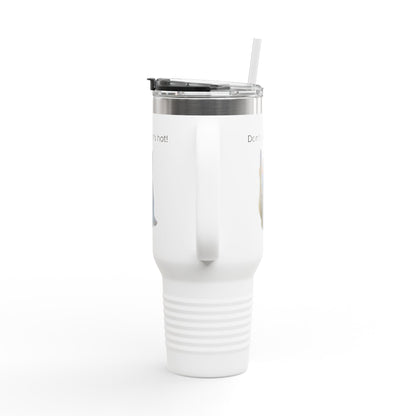 Funny Cat Insulated Travel Mug - 40oz - Perfect for Hot Drinks - TRV