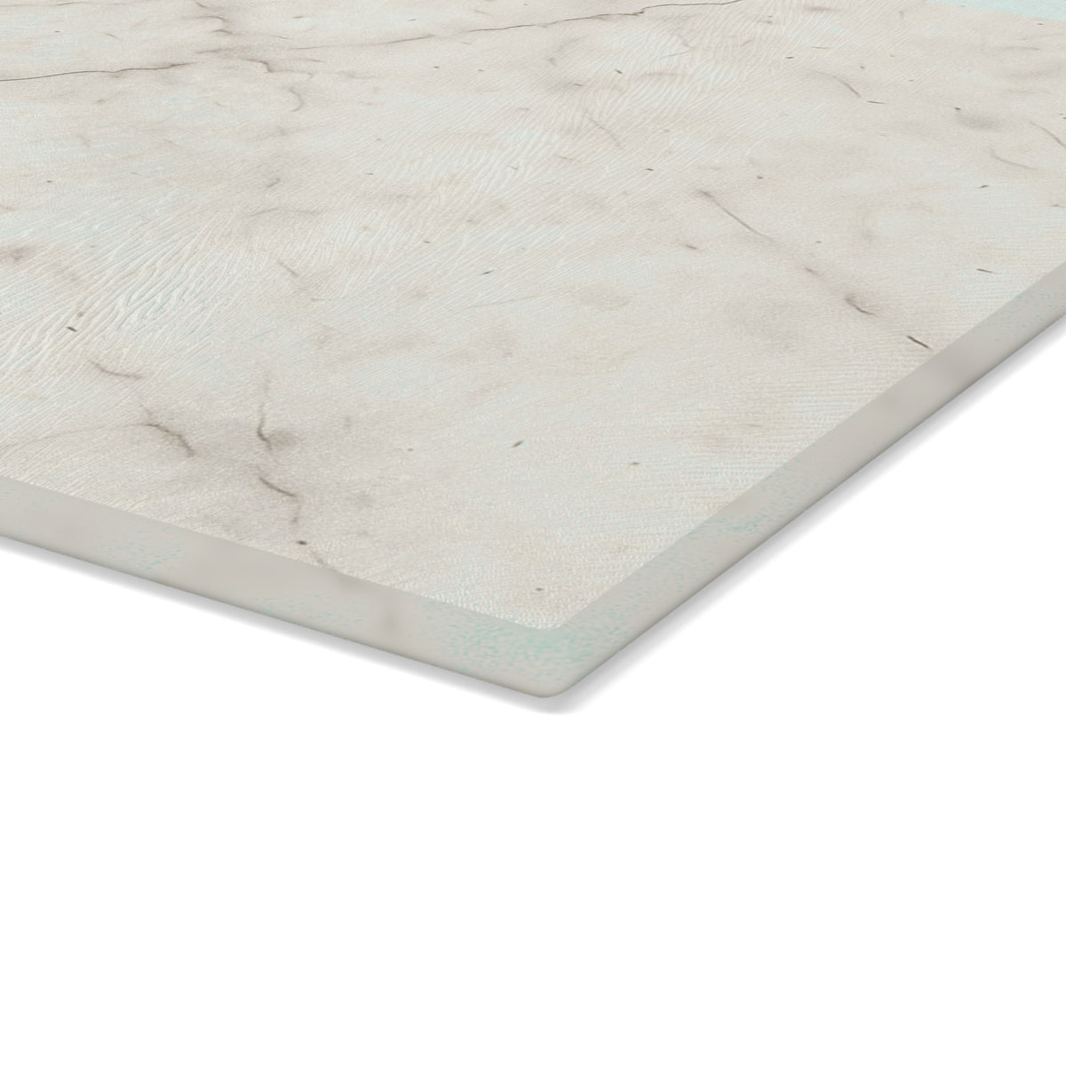 Marble-Print Glass Cutting Board — Elegant Kitchen Prep Surface