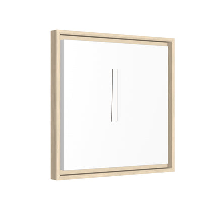 Minimal Line Art | Matte Canvas Framed