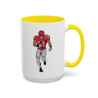 Football Player Coffee Mug, Sports Fan Gift, Motivational Coffee Cup, Game Day Mug, Unique Sports Merchandise